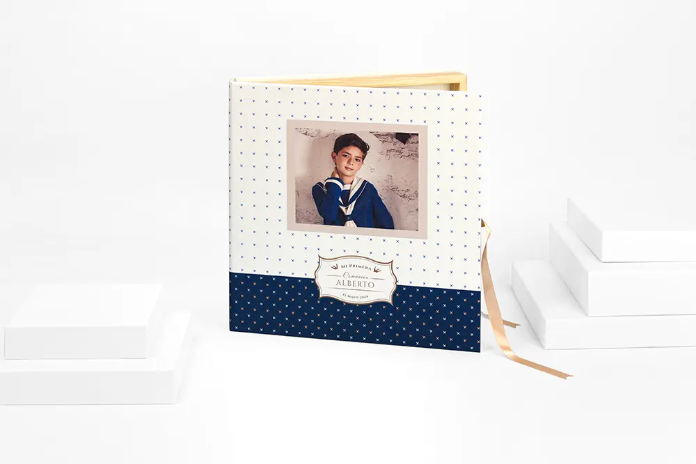 Caja de madera lazo personalizada completa