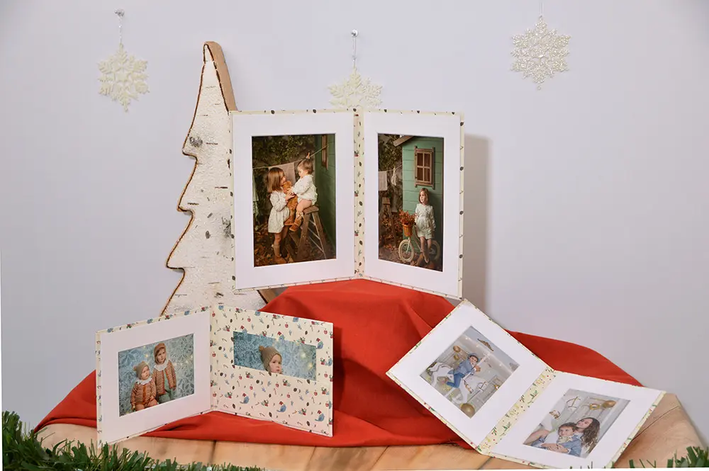 Díptico Paspartú Navidad
